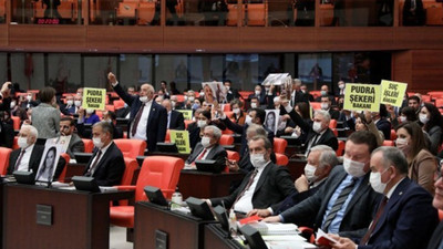 Meclis'te HDP'den Soylu protestosu