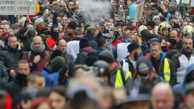 Belçika’daki protestoda gözaltı sayısı 55’e yükseldi