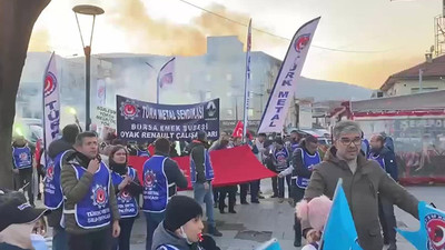 Türk Metal Bursa’da zam teklifini protesto etti: Hodri meydan