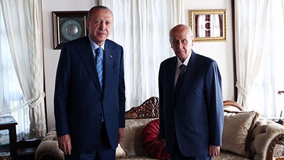 Erdoğan ile Bahçeli arasında sürpriz görüşme