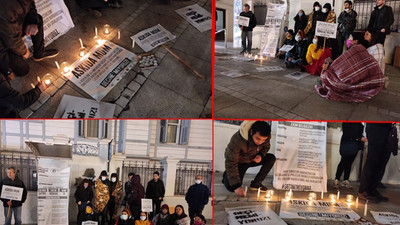 'Geçinemiyoruz' diyenler Kadıköy’de oturma eylemi başlattı