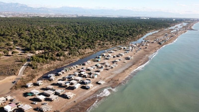 Caretta carettaların yuvalanma alanını gasp eden barakalar yıkılacak