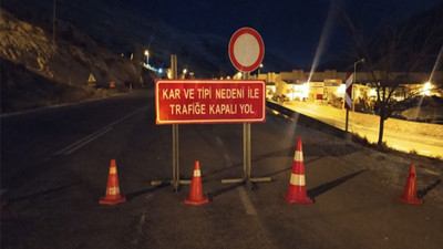 Van ve Sivas'ta bazı yollar ulaşıma kapandı