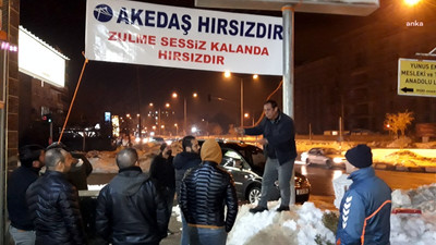 Elektrik zammını protesto eden esnaf gözaltına alındı