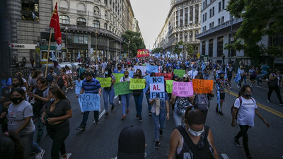 Arjantin'de IMF protestosu: Binlerce kişi sokaklara döküldü