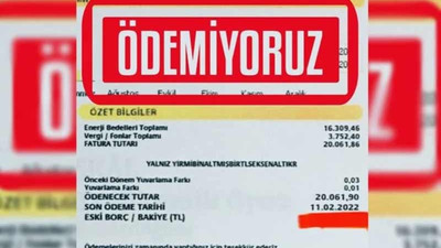 Moda Sahnesi'nden 20 bin TL'lik faturaya 'ödemiyoruz' çıkışı