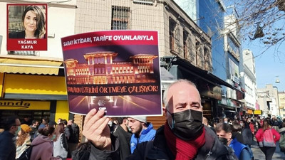 CHP'den Kadıköy'de zamlar geri alınsın eylemi: Sarayın ışıklarına bak nasıl yanıyor