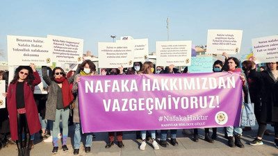 Kadınlardan nafaka düzenlemesine karşı eylem: Emeğimizi gasp etmenize izin vermeyeceğiz