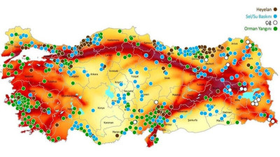 AFAD, Türkiye'nin 'afet risk haritası'nı çıkardı