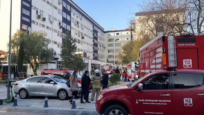 Ege Üniversitesi Hastanesi'nde yangın