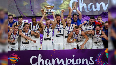 Basketbolda Avrupa şampiyonu Slovenya