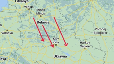 Ukrayna, Belarus'tan topraklarına füze atıldığını açıkladı