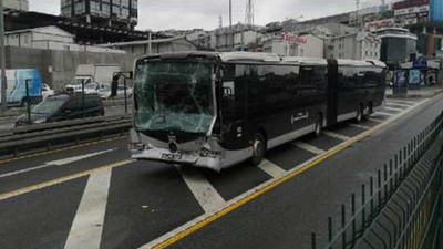 Esenyurt'ta metrobüs kazası: 7 yaralı