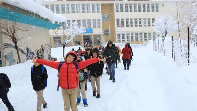 Üç ilde eğitime kar nedeniyle ara verildi