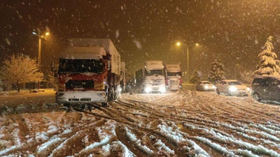 Konya- Antalya kara yolunda araç geçişleri kısıtlandı