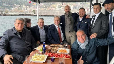 Galatasaray yönetimi, Barcelona Başkanı Laporta’yı Boğaz’da ağırladı