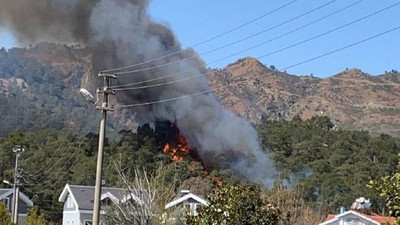 Fethiye'de orman yangını: Kısa sürede yayıldı