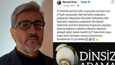 AKP'li din dersi öğretmeninden laiklere ve Kemalistlere küfürlü hakaret