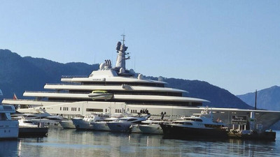 Abramovich'in yatlarından 'Eclipse' Marmaris'te