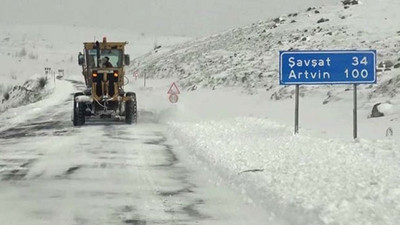 Ardahan-Şavşat kara yolu tipi nedeniyle tır geçişine kapatıldı