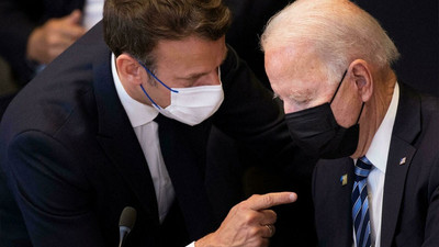 Macron'dan Biden'a çağrı: Putin hakkında bu tür bir dil kullanmazdım