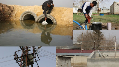 Suruç'un Tavşanköy Mahallesi'nde 15 gündür elektrik ve su yok