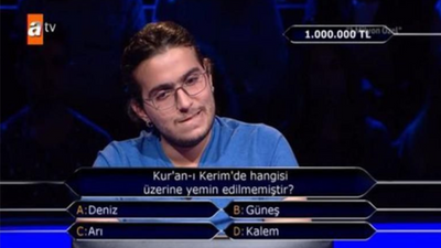 1 milyonluk soru Kur'an'dan çıktı