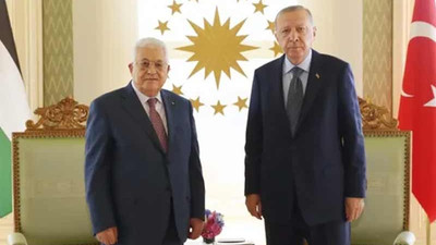 Erdoğan, Filistin Devlet Başkanı Abbas'la görüştü