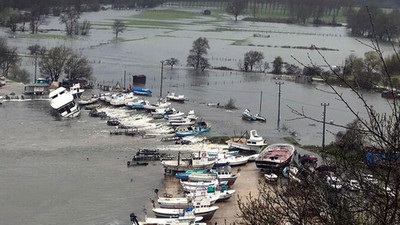 Kırklareli’de İstanbul’a su sağlayan Kazandere ve Pabuçdere barajları taştı