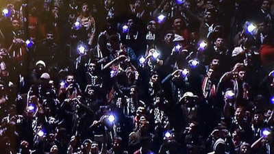 Vodafone Park'ta 'karanlık' gece