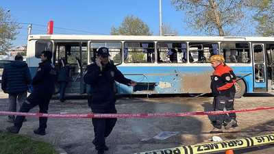 Cezaevi personelini taşıyan araçta patlama: Bir kişi öldü, yaralılar var