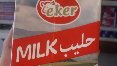 Eker, Arapça ambalajlı sütler için açıklama yaptı