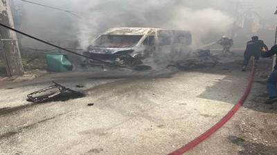 Bursa Yunuseli'de tek motorlu uçak evlerin arasına düştü