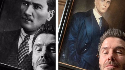 David Beckham'ın Atatürk'lü fotoğrafı montaj çıktı