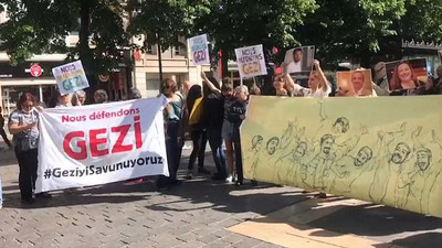 Paris’te Gezi Davası protestosu: Her yer Taksım her yer direniş