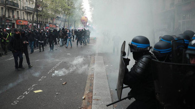 Paris’te 1 Mayıs: 54 kişi gözaltına alındı