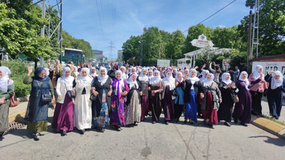 İstanbul’da kadınlar savaşa karşı yürüdü