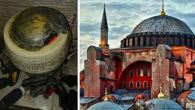 Ayasofya'nın tarihi su haznesini kırıp ayakkabılık yaptılar