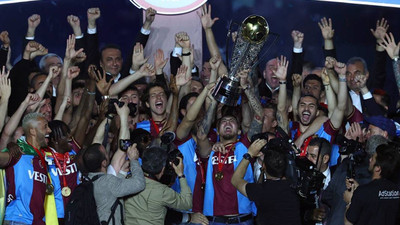 Trabzonspor şampiyonluk kupasına kavuştu