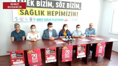 Amed Sağlık Platformu: 29 Mayıs’ta Ankara’da olacağız