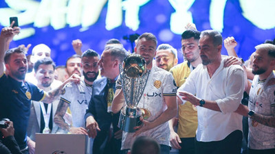 Ankaragücü'nden coşkulu şampiyonluk kutlaması