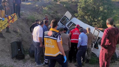 Siirt’te işçileri taşıyan minibüs uçuruma yuvarlandı: 4 ölü, 6 yaralı