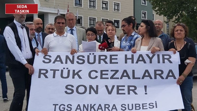 RTÜK binası önünde protesto: Yasalara baktık yok!