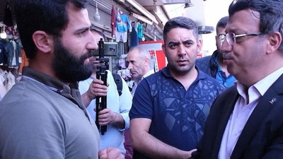 Esnaf ziyaretine çıkan AKP Van İl Başkanı'na tepki: Perişanız, sorumlusu sizsiniz