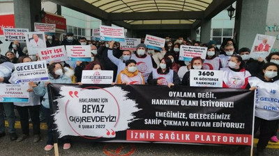 Sağlık emekçileri iş bıraktı: Sağlıklı geleceği birlikte inşa edeceğiz