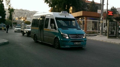 Dersim’de minibüsçüler süresiz kontak kapattı