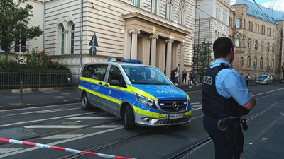 Bonn Bölge Mahkemesi'nin önünde kesik insan başı bulundu