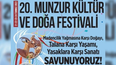 20. Munzur Doğa ve Kültür Festivali'nin programı belli oldu