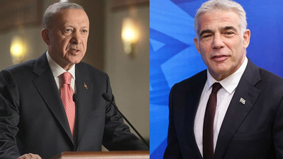 Cumhurbaşkanı Erdoğan, İsrail Başbakanı Lapid'le görüştü