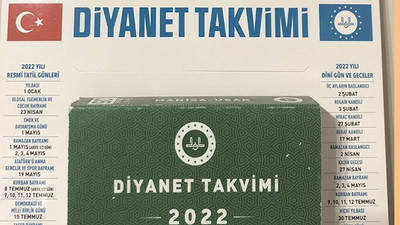 Diyanet harcamaya devam ediyor: Takvimlere 5 yılda 92 milyon TL